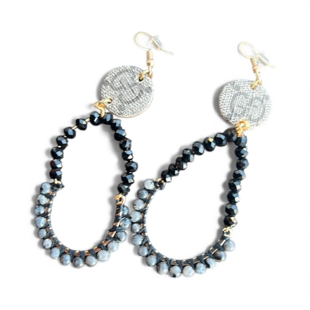 Authentic designer patch earrings.New never worn … - image 1